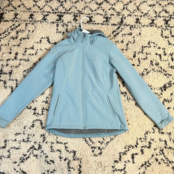 Columbia Jackets & Blazers - COLUMBIA, Blue Sherpa Lined Jacket, US Women's Large
